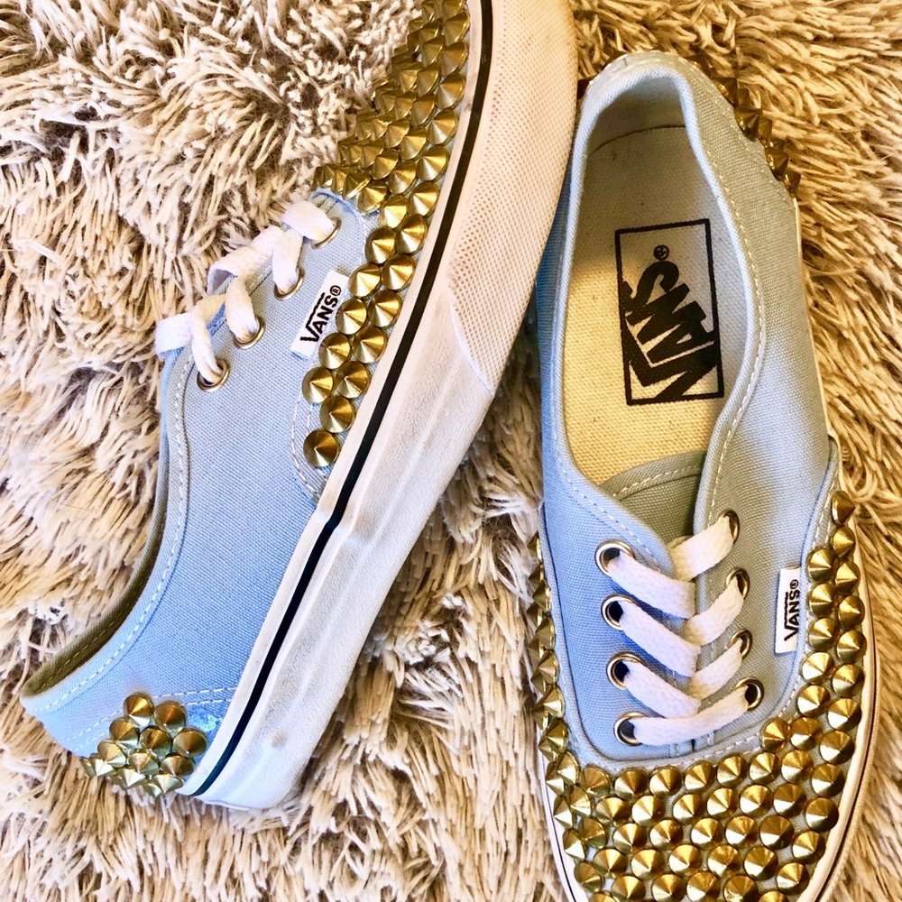 New Special Edition Brass Spiked Vans